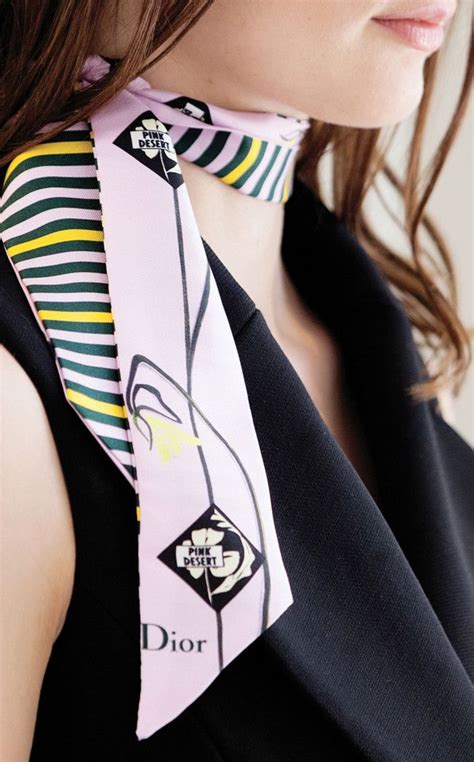 how to wear dior mitzah scarf|christian Dior echarpes silk scarf.